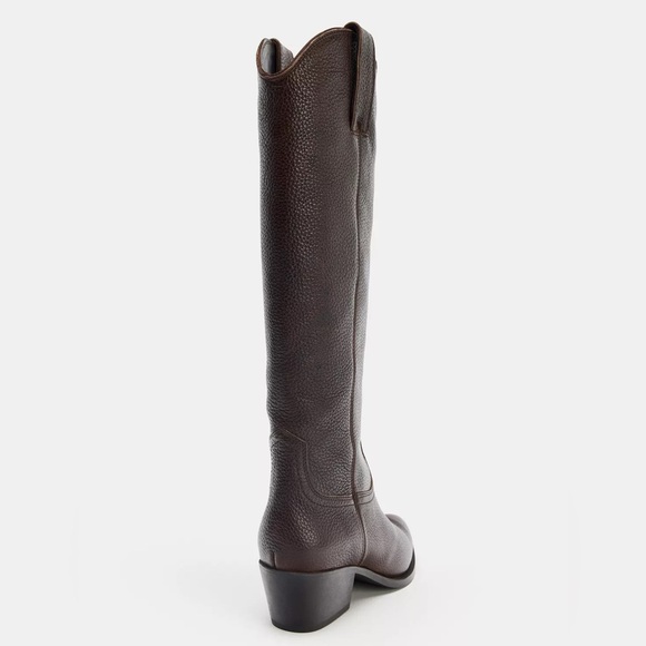 Zara Leather High Boots - Picture 4 of 5
